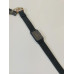 VINTAGE Lanvin γυναικείο ρολόι με μαύρο καντράν και μαύρο δερμάτινο λουράκι (VIN22)